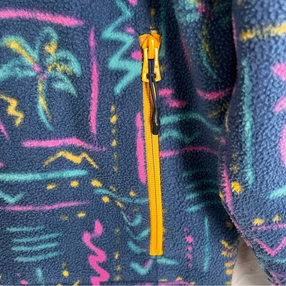 Chubbies Men Large Sweater The Chilly Vibe Quarter Zip Fleece Pullover Jacket L - Picture 6 of 16